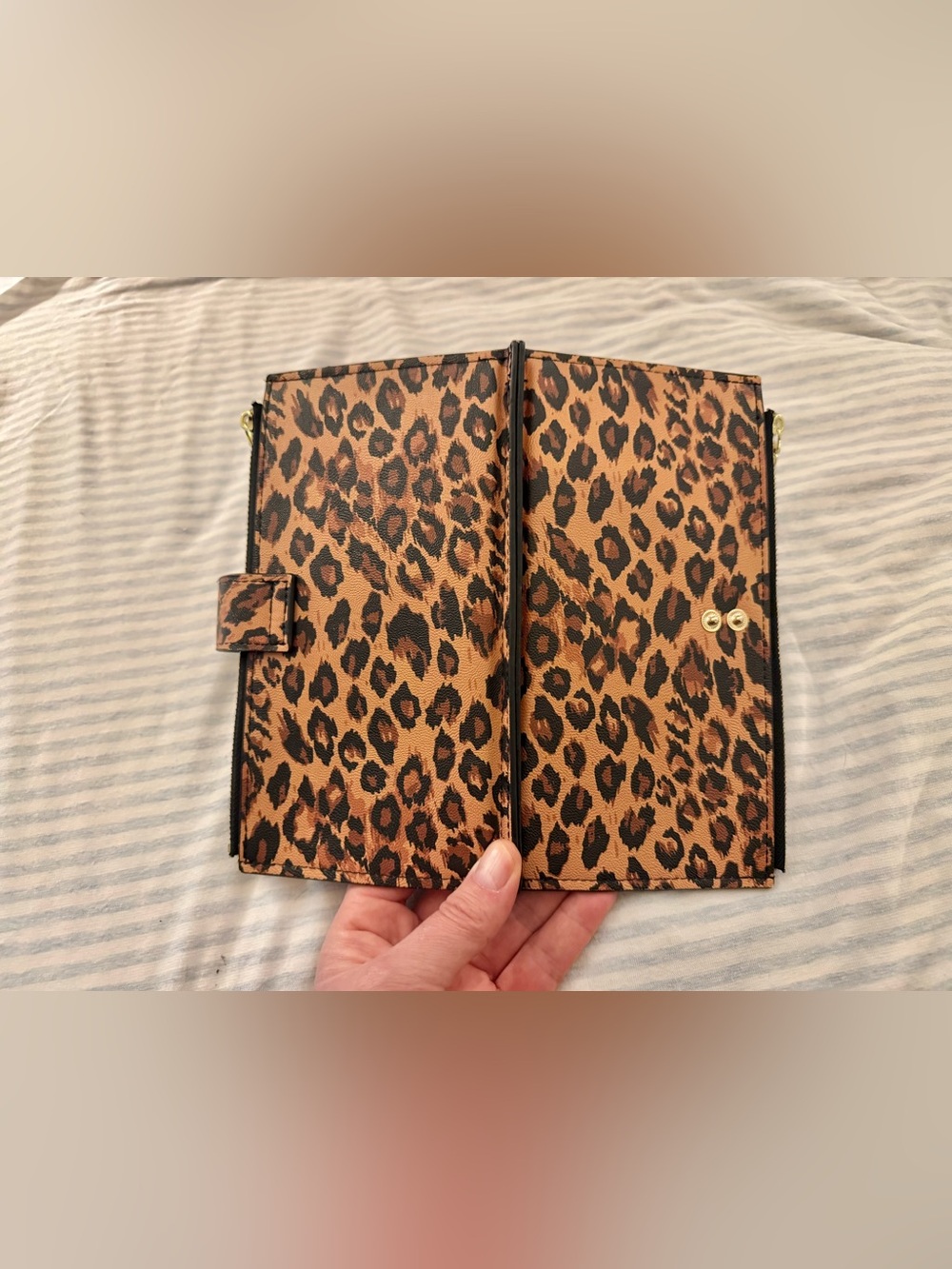 Leopard Print Wallet Clutch - Picture 5 of 10